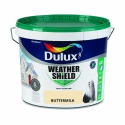 Dulux Weathershield Smooth Masonry Buttermilk 10L
