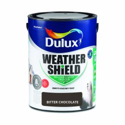 Dulux Weathershield Smooth Masonry Bitter Chocolate 5L