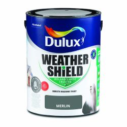 Dulux Weathershield Smooth Masonry Merlin 5L