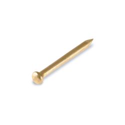 Round Head Nail 1,0X 11 Brass Plated