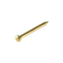 Round Head Nail 1,6X 18 Brass Plated