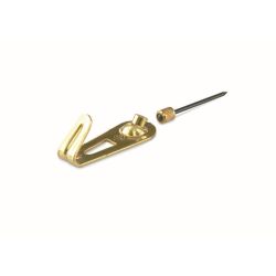 Picture Hook Brass Plated 0-3 (Floreat)