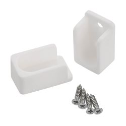 Rail Support 30X15 Mm Plastic White