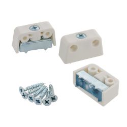 Panel Connector 40X14,5X21 Mm Plastic White