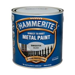 Hammerite Smooth Silver 2.5L
