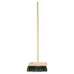 Dosco 32.5mm (13'') Green Stiff Yard Brush