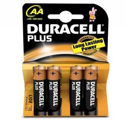 Duracell Plus Aa Size Battery 4 Pack