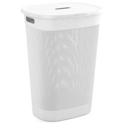 Curver Filo Laundry Hamper White 55Lt