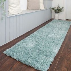 Aspen Duck Egg Runner Rug - 60cm x 240cm