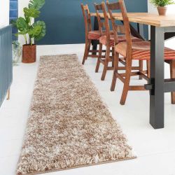 Murano Hush Beige Runner Rug - 60cm x 240cm
