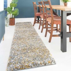 Murano Ochre Runner Rug - 60cm x 240cm