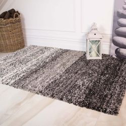 Murano Stripe Black Rug - 80cm x 150cm