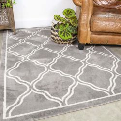 Oscar Keyla Grey Rug - 80cm x 150cm