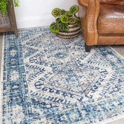 Oscar Sophia Navy Rug - 80cm x 150cm