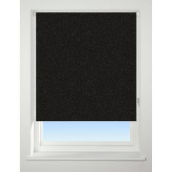 Universal 120cm Roller Blind - Sparkle Black