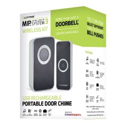 Lloytron B7032Blk Rechargeable Door Chime