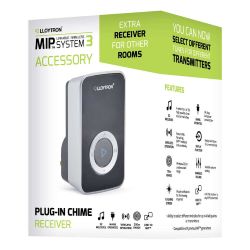 Lloytron 32 Melody Plug-In Chime Receiver Grey