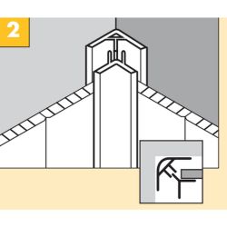 Dumatrim Universal Corner Aluminium Dark Grey