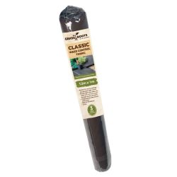 Classic Weed Control Fabric 12Mx1M Black Single Pk