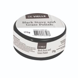 De Vielle Black Stove & Grate Polish Jar 170G (Black)