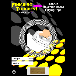 Light Oak Iron On Edging