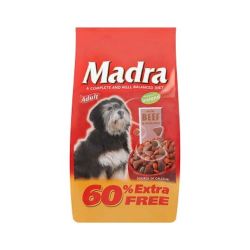 Madra Adult Roast Beef & Vegetables 2.5kg plus 60% Extra Free