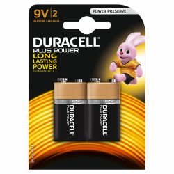 Duracell 9V Alkaline Battery(Twin Pack)