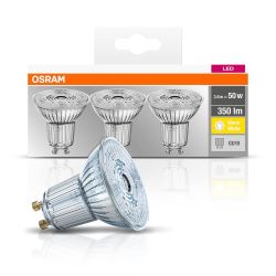 Osram 4w LED GU10 - Warm White - 3 Pack