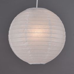 40cm(16") Round White Paper Shade.