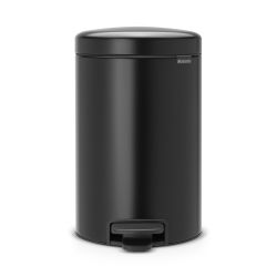 Brabantia Pedal Bin Newicon, 12L, Matt Black