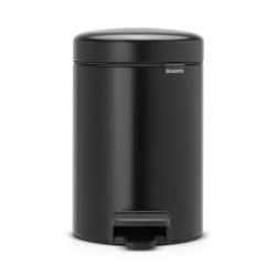 Brabantia Pedal Bin Newicon 3L Matt Black