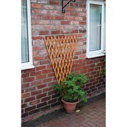 The Good Life Timber Fan Trellis 1.4 x 0.7m