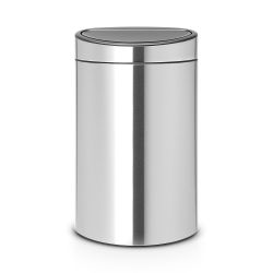 Brabantia Touch Bin New Recycle, 23/10L, Matt Steel Fingerprint Proof