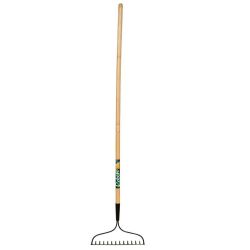 Robin Bow Rake With Wood Handle