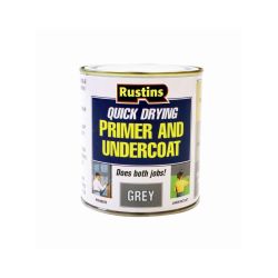 Rustins Primer and Undercoat Grey 500ml