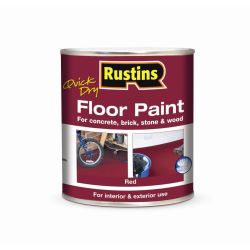 Rustins Quick Dry Floor Paint Red 1Lt