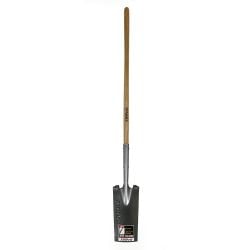 True Temper Darby Open Socket Digging Spade With Long Wood Handle