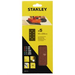 Stanley  Third Sanding Sheets Assorted Set Of 5