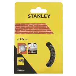 Stanley  75Mm Crimped Steel Wire Wheel