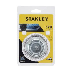Stanley  75Mm Crimped Steel Wire Cup - Coarse