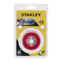 Stanley  75Mm Twist Knot Steel Wire Cup Brush