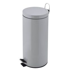 Round 30 Litre Pedal Bin - Gery (Epoxy)