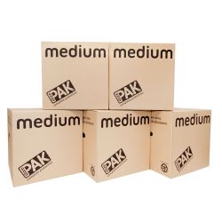 StorePAK 5 Pack Medium Storage Boxes