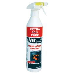 Hg Floor Display Stove Glass Cleaner 0.5Ltr + 30% Extra