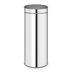 Brabantia Touch Bin 30 L, Brilliant Steel