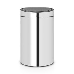 Brabantia Touch Bin New, 40L, Brilliant Steel
