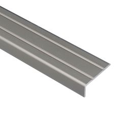 Trojan S/A Angle Edge 25mmx8mm 0.9m Brushed Silver