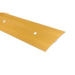 Trojan Extra Wide 60mm Carpet Coverstrip 2.7m Gold