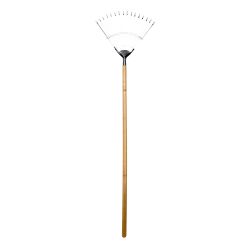 True Temper Harmony Stainless Steel Wire Leaf Rake 16 Tooth