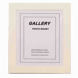 Photo Mount Cream 20X30cm (10"X12")